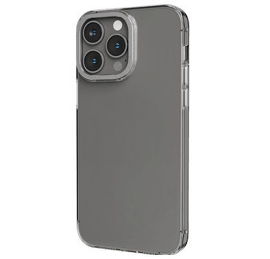 Levelo Sensa Clear Back Case - iPhone 14 Pro -  Clear/Silver