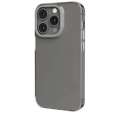 Levelo Sensa Clear Back Case - iPhone 14 Pro -  Clear/Silver