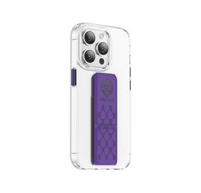 Green Lion Series 9 Clear Case Compatible with iPhone 14 Plus - Purple