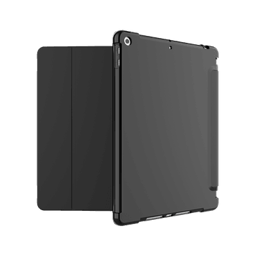 Green Lion Leather & TPU Folio iPad Case Compatible with iPad 10.2 ( 2019/2020/2021 ) - Black