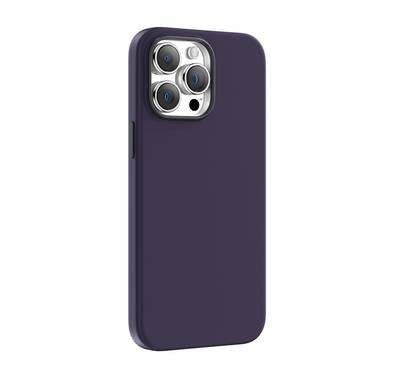 Green Lion MagSafe Silicone Case iPhone 14 Pro Max - Purple