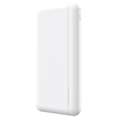 Powerology 10000mAh Quick Charging Power Bank - White