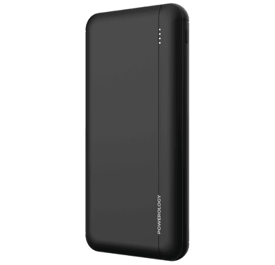 Powerology 10000mAh Quick Charging Power Bank - Black