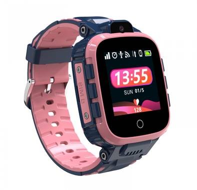 Porodo 4G kids Smart Watch with Video Calling - Pink