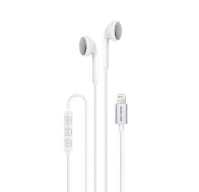 Green Lion MFI Stereo Earphone - White