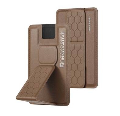 Green Lion Innovative Magsafe Wallet Stand - Brown