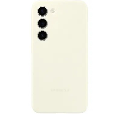 Samsung Galaxy S23+ Silicone Case - Ivory