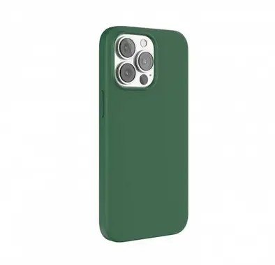 Green Lion Magsafe Silicone Ultra Soft Case for iPhone 15 Pro Max - Green