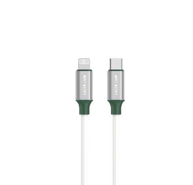 Green Lion PVC USB-C to Lightning Wide Cable  1M PD 20W - White