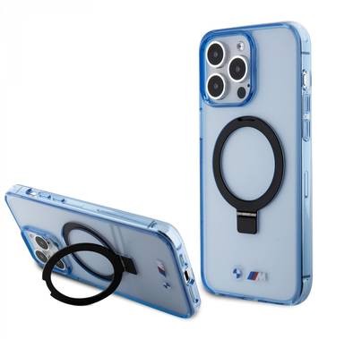 BMW iPhone 15 Pro Max For MagSafe IML Case with Ring Stand  - Blue