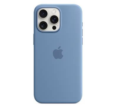 Apple iPhone 15 Pro Silicone Case with MagSafe - Winter Blue