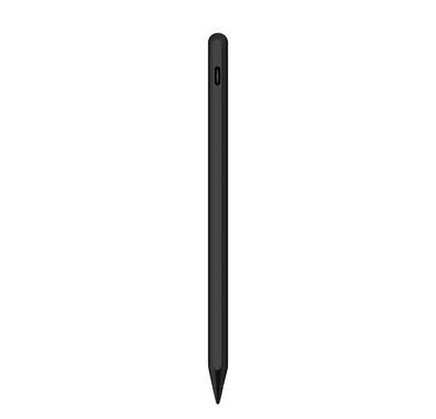 Powerology 1.5mm Tip Smart Apple iPad Pencil, Magnetic & Type-C Charging, No Lag, Palm Rejection, Tilt Pressure Function - Black