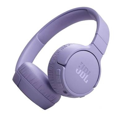 JBL T670 Over-Ear Noise Cancelling Bluetooth Stereo Wireless Headphone, Up to 70Hours Battery Life - Purple 