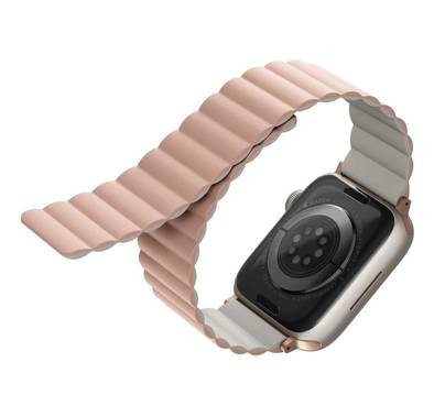 Uniq Revix Reversible Magnetic Apple Watch Strap - Blush