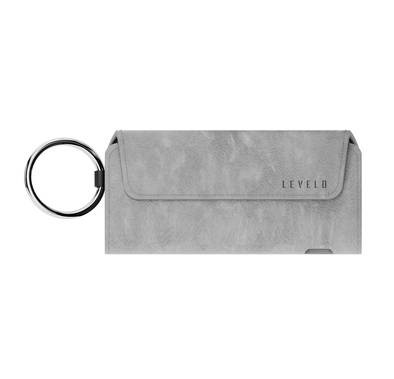 Levelo Neo Leather Case For IQOS Iluma 2023 With Terra Cigarette Compartment - Gray