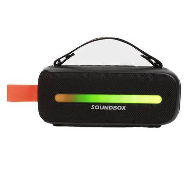 Porodo Soundtec 14W Speaker with Wireless Microphone  - Black