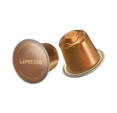 LePresso Aluminum Capsules for Nespresso 100% Arabica - Black