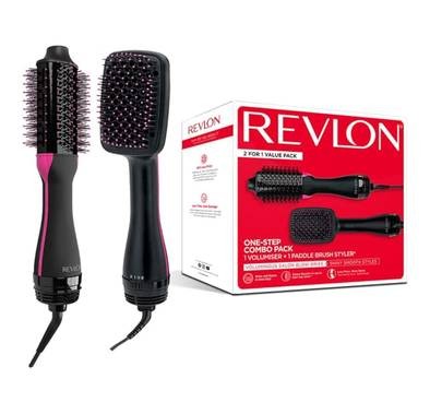 Revlon Salon One-Step Combo Pack Hair Styler & Dryer - Black