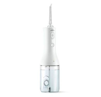 جهاز تنظيف الأسنان اللاسلكي من فيليبس سونيكير 2000 - جهاز لري الفم  - أبيض