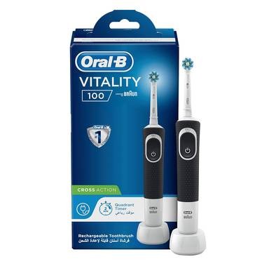 Oral-B Vitality 100 Electric Rechargeable Toothbrush - Black