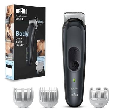 Braun Bodygroomer BG3340 Full Body Care with SkinShield Technology - Gray