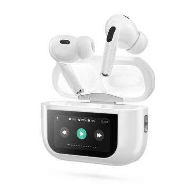 Green Lion TouchTone Earbuds with Active Noise Cancellation - White