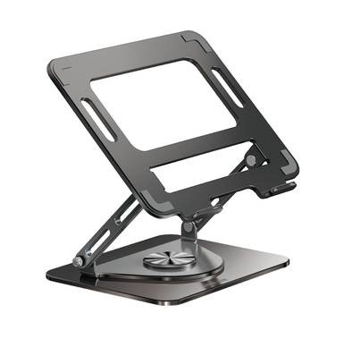 Green Lion 360 Rotatable Laptop Stand - Black