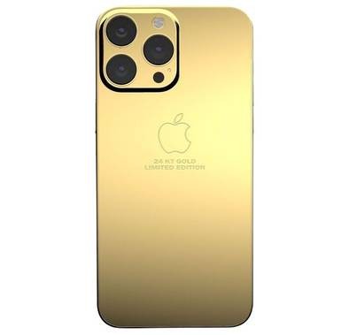 Mansa Design Custom iPhone 15 Pro Max - Full Gold - 256GB