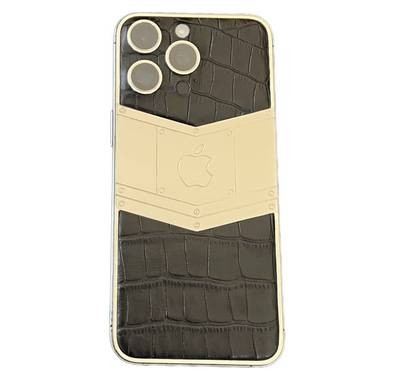 Mansa Custom iPhone 15 Pro - 512 GB - Platinum & Carbon Fibre Caviar