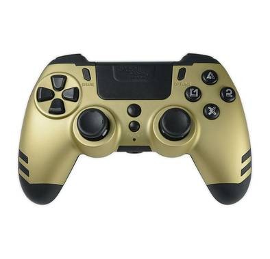 Steelplay Slim Pack Wireless Controller For PC/PS4 - Gold