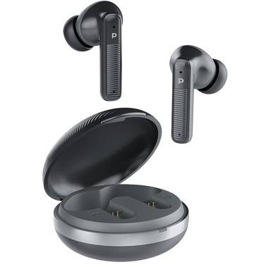 Powerology TWS Earbuds with Quad Mic ENC - Black