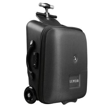 Levelo Horizon 20" Travel Luggage With Child Seat - Black