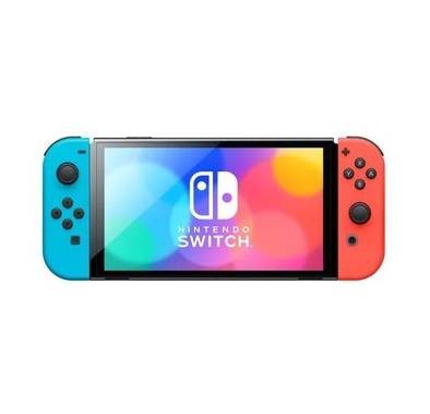 Nintendo Switch OLED Neon Joy-Con Console - Red / Blue