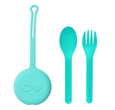 Omielife Utensil + Holder Set - Mint