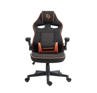 Porodo Gaming Chair with Fabric Covered Cushion and Class 3 - Black