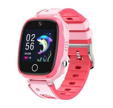 Porodo 4G Kids GPS Smart Watch - Pink - 1.44"