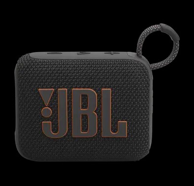 JBL Go4 Portable Wireless Speaker, 7h Playtime, Bluetooth 5.3, Water & Dust Resistant, Supports Auracast - Black