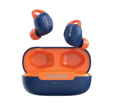 Green Lion Enduro Wireless Earbuds with 400mAh Case Battery, IPX5 Waterproof, 6H Playing Time - Blue