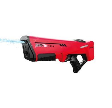 Green Lion GN70 Water Gun Automatic & Manual Single Shot Mode, Leak Proof Seal, ABS Plastic Material - Red