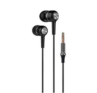 Green Lion Melo Stereo Earphone, Inbuilt Mic, 1.2m Length, 3.5mm Audio Jack - Black