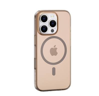 Green Lion MegSafe Delgado Case for iPhone 16 Pro Max, Camera Protection, Anti Scratch, Anti Fingerprint, Ultra Drop Protection, Ultra HD Clarity - Copper Gold 