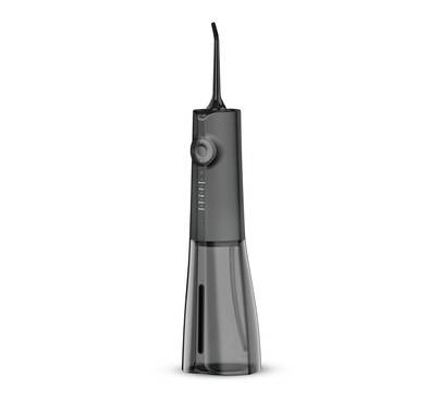 Green Lion Portable Oral Irrigator 300ML, IPX7 Waterproof Rating, 180ml Water Tank, 15 Days Standby, 10W Power - Black