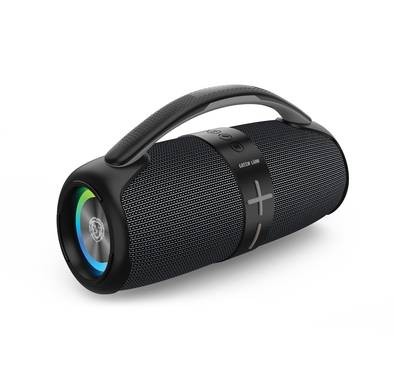 Green Lion Parma Wireless Speaker, 6-7 Hours Play Time, RGB Light, IPX6 Waterproof - Gray