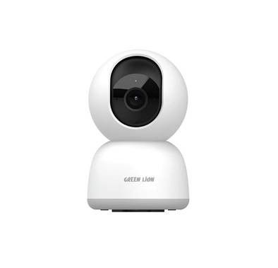 Green Lion Smart Home Camera, 2 Megapixel Progressive CMOS Image Sensor,  3D DNR Noise Reduction - White