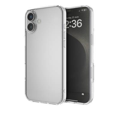 Levelo Clara Case for iPhone 16 with Clearview Technology, 3H Scratch Resistance - Clear