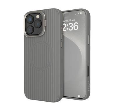 Levelo Livia TPU Silicone Case for iPhone 16 Pro, Compatible with MagSafe - Gray