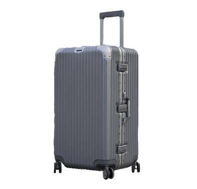 Levelo Traverse 30" Ultra Lightweight Travel Luggage with 360°  Wheels Rotation, Hypoallergenic Interior Comfort, TSA-Approved Locks, 100kg Weight Bearing, Durable Materials - Silver 