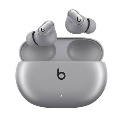 Beats Studio Buds Plus True Wireless Noise Cancelling Earbuds, 36 Hours Playtime, ANC, Compatible with Apple & Android, Voice Assistant - Cosmic Silver