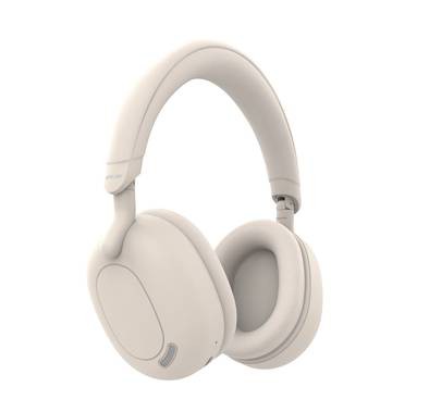 Green Lion Sunstone  Headphone, 10m Working distance, AUX Support & Microphone, 36 hrs (BT) Playing Time, 3.7V 300 mAH  - Beige