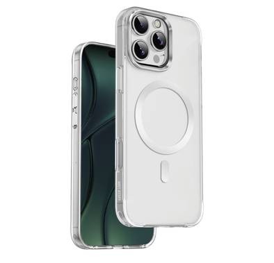  Green Lion Matte MagSafe Case for iPhone 16 Pro, Camera Protection Design, Metallic Glossy Finish, Independent Buttons - Silver